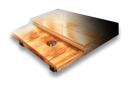 Basketball Hardwood Flooring - Connor Maple Flooring - Connor Subfloor  Systems